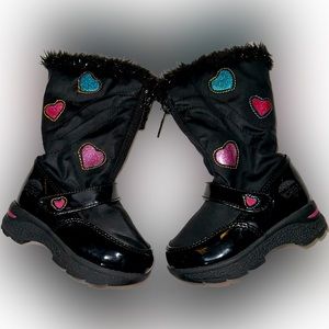 Totes Allison Toddler Girls' Waterproof Winter Boots
